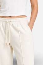 Ginaci ekru dikiş detaylı eşofman altı with comfortable fit and casual style, shown in the product image.