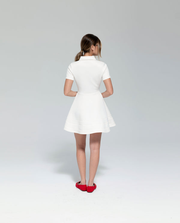 Dress Séraphine Off White - Ginaci