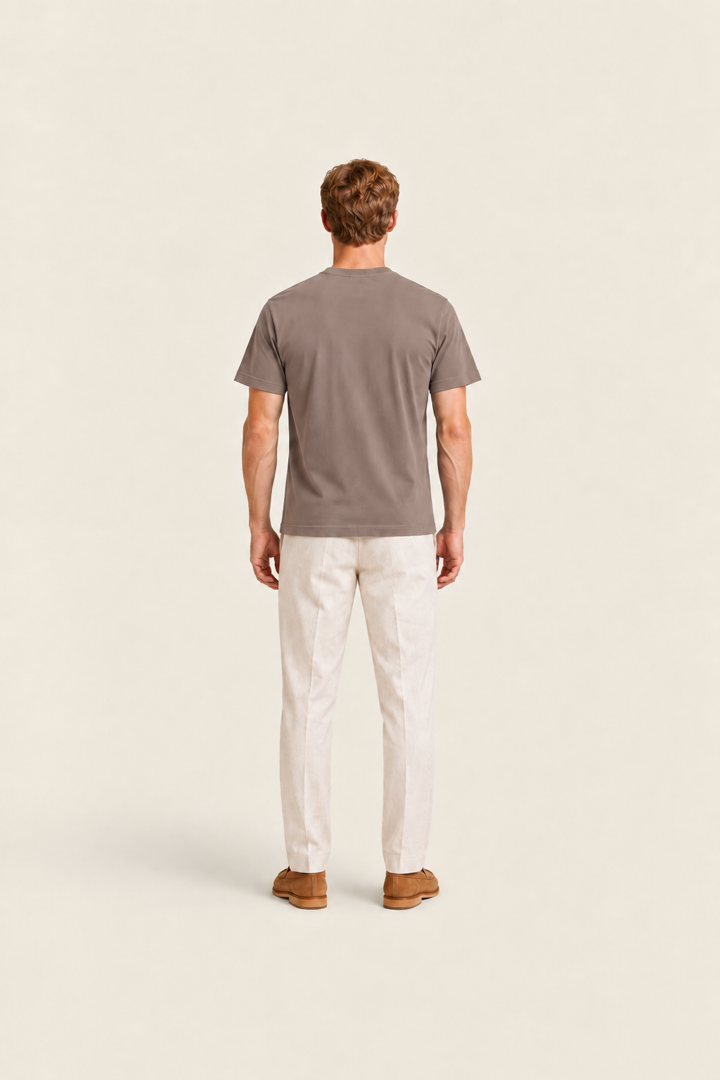 Vizon Basic Tişört from Ginaci Türkiye featuring a simple, comfortable design in soft fabric, perfect for casual wear.